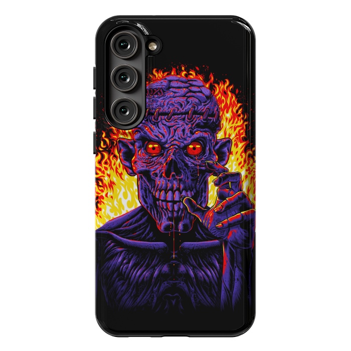Galaxy S23 Plus StrongFit Zombie in flames by Alberto
