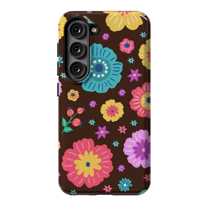 Galaxy S23 StrongFit Floral Design 000 by ArtsCase