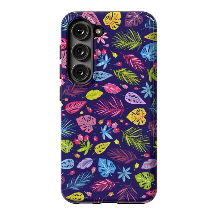 Galaxy S23 StrongFit Summer Coulored Floral Design by ArtsCase