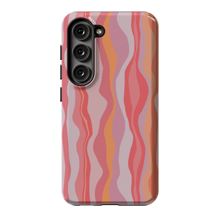 Galaxy S23 StrongFit Melted Marrakesh Stripes by Nic Squirrell