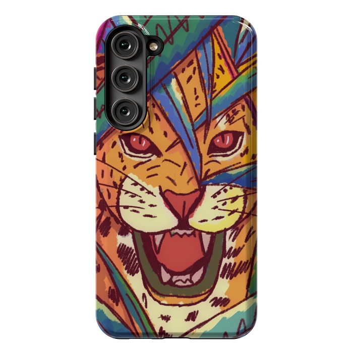 Galaxy S23 Plus StrongFit The jungle cat by Steve Wade (Swade)