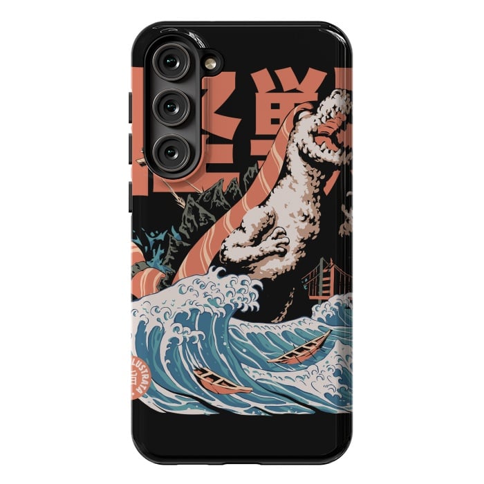 Galaxy S23 Plus StrongFit Dino Sushi by Ilustrata