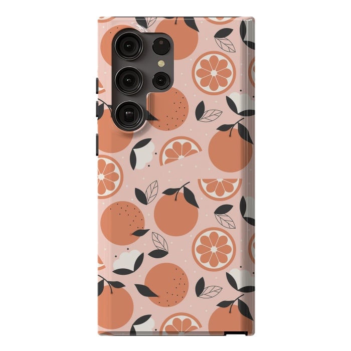 Galaxy S23 Ultra StrongFit Oranges by ArtPrInk