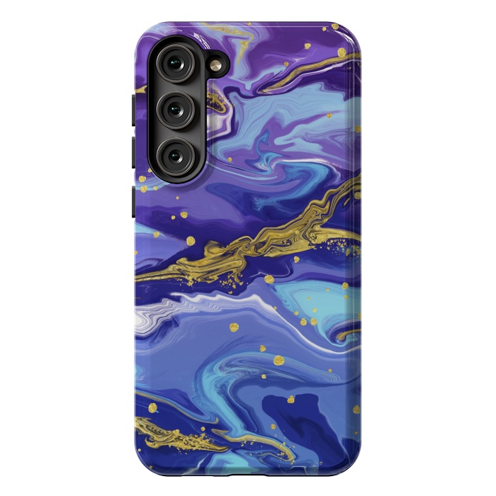 Galaxy S23 Plus StrongFit Colorful Marble by ArtsCase
