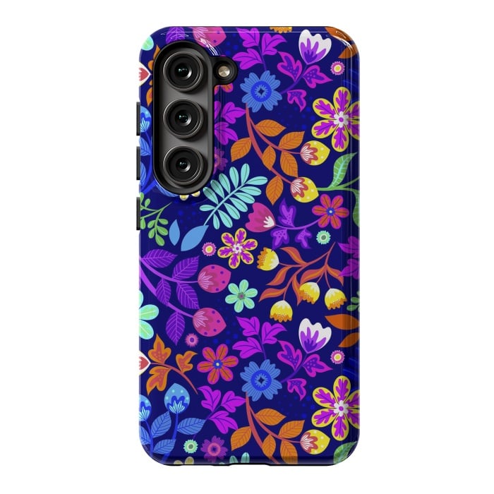 Galaxy S23 StrongFit Cute Flowers I by ArtsCase