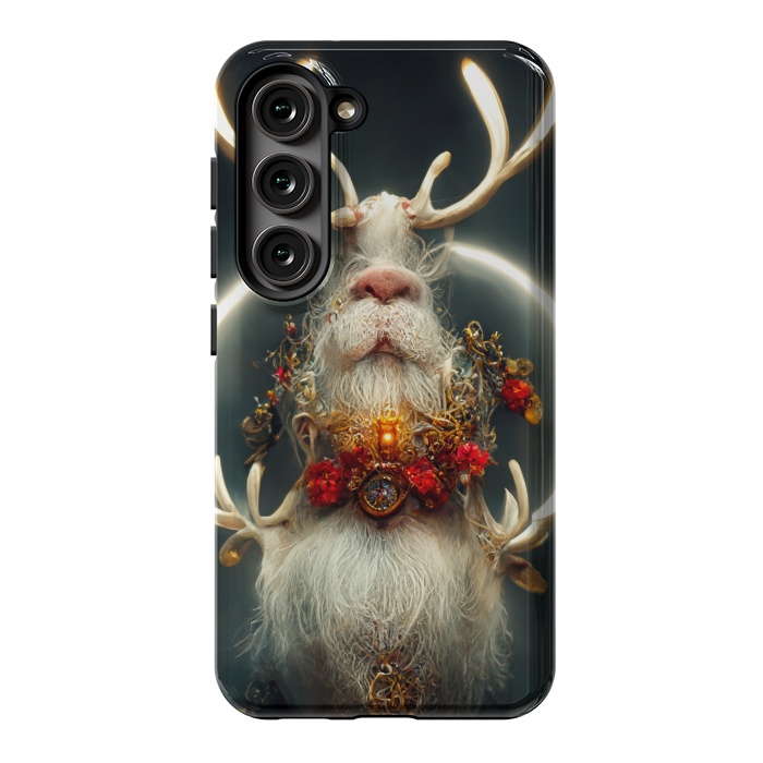 Galaxy S23 StrongFit Santa reindeer by haroulita