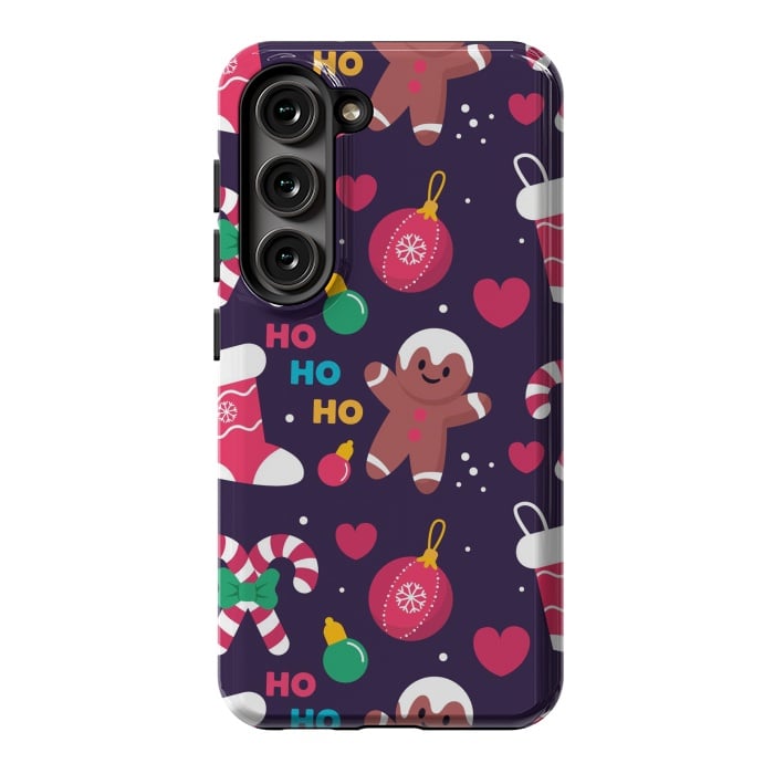 Galaxy S23 StrongFit Christmas Happiness HO HO HO HO by ArtsCase