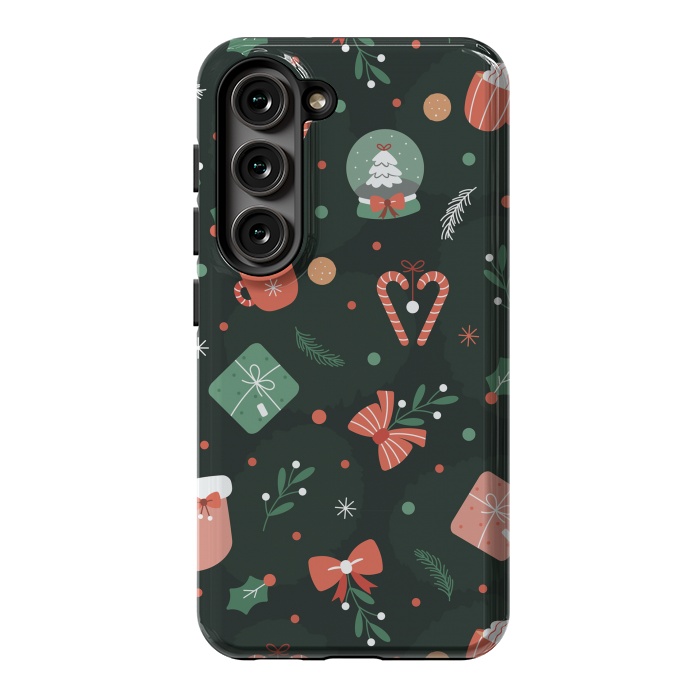 Galaxy S23 StrongFit Christmas Objects by ArtsCase