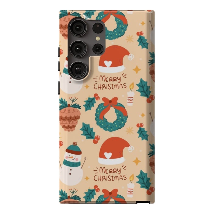 Galaxy S23 Ultra StrongFit Merry Christmas IV by ArtsCase