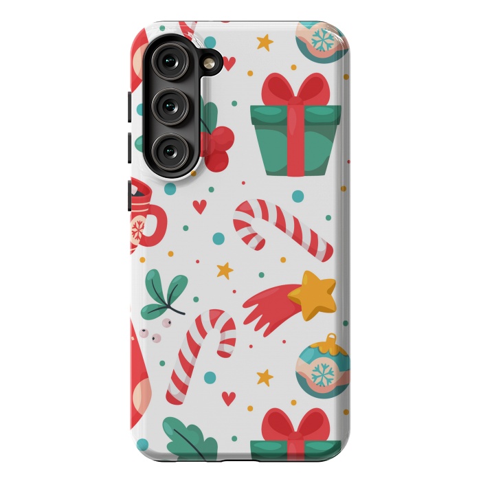 Galaxy S23 Plus StrongFit Christmas Pattern by ArtsCase