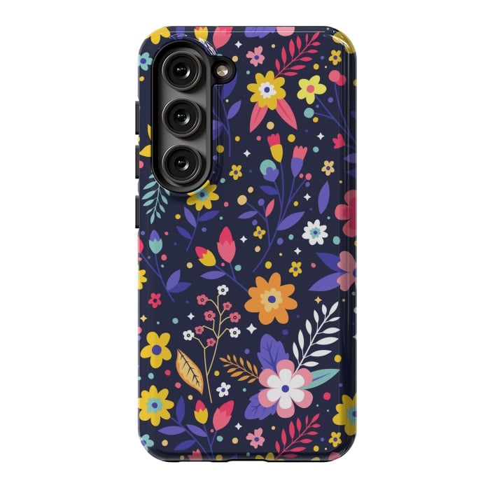 Galaxy S23 StrongFit Beautifull Flowers with Vibrant Colors by ArtsCase