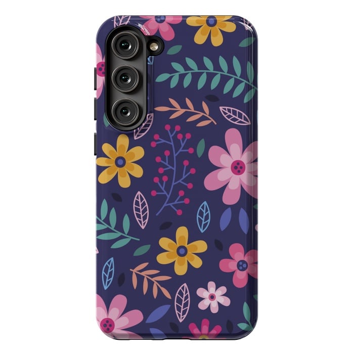 Galaxy S23 Plus StrongFit Pink Flowers for You  by ArtsCase