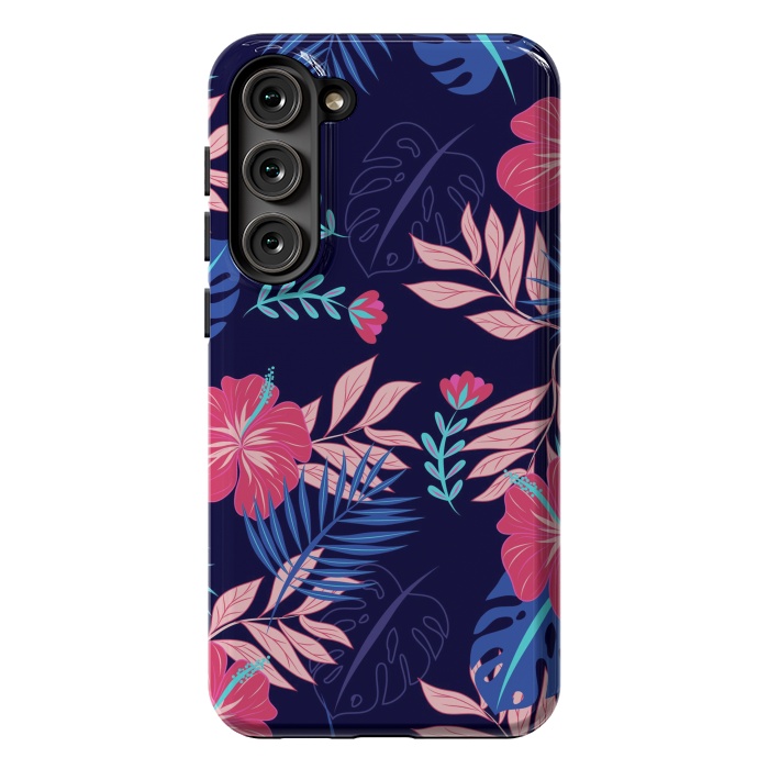 Galaxy S23 Plus StrongFit VIBRE AND HAPPY LEAVES by ArtsCase