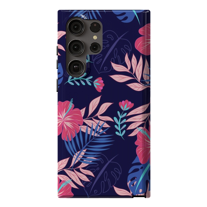 Galaxy S23 Ultra StrongFit VIBRE AND HAPPY LEAVES by ArtsCase