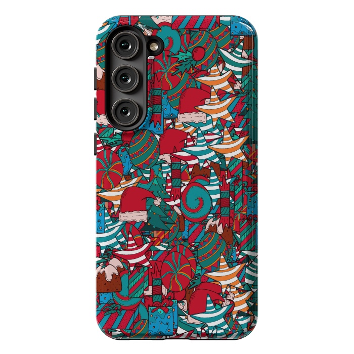 Galaxy S23 Plus StrongFit A Christmas pattern by Steve Wade (Swade)