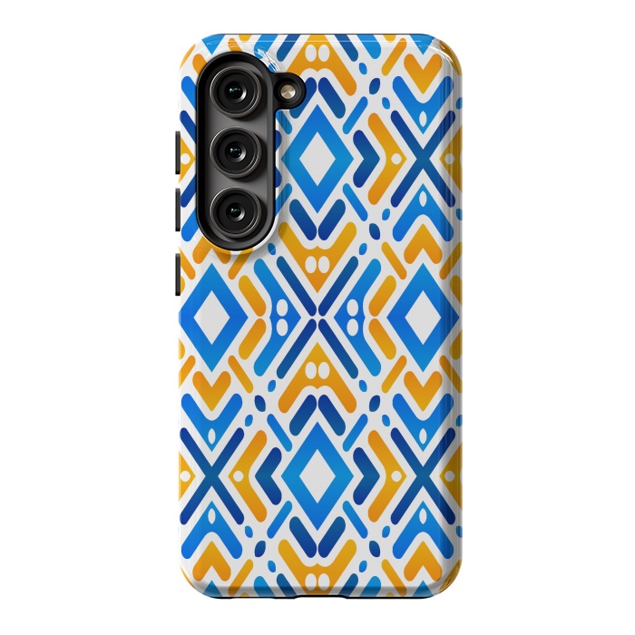 Galaxy S23 StrongFit Colorful pattern by Bledi