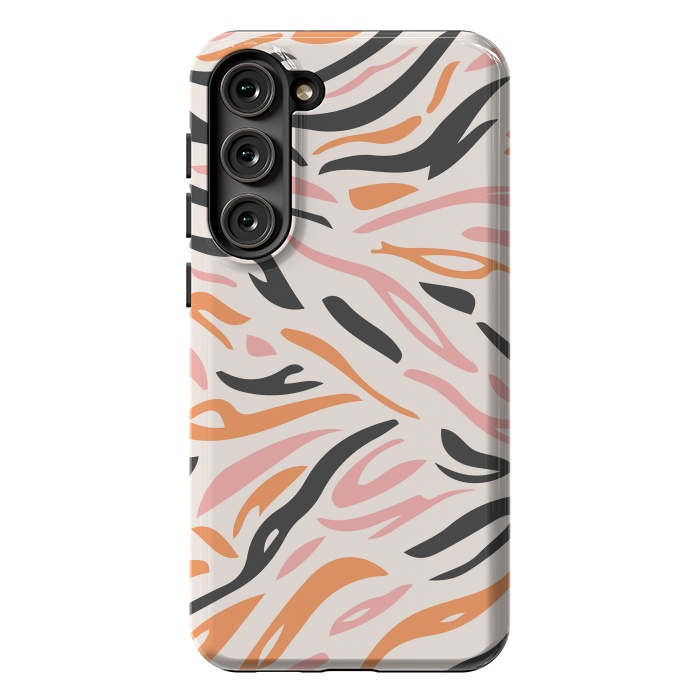Galaxy S23 Plus StrongFit Colorful Tiger Print by ArtPrInk