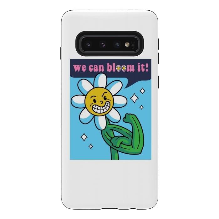 Galaxy S10 StrongFit Flower Power by Afif Quilimo