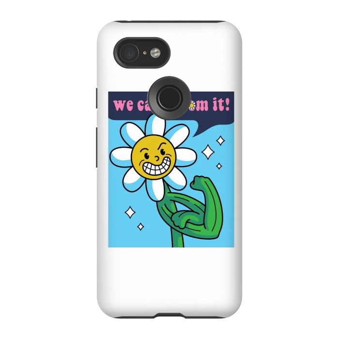 Pixel 3 StrongFit Flower Power by Afif Quilimo