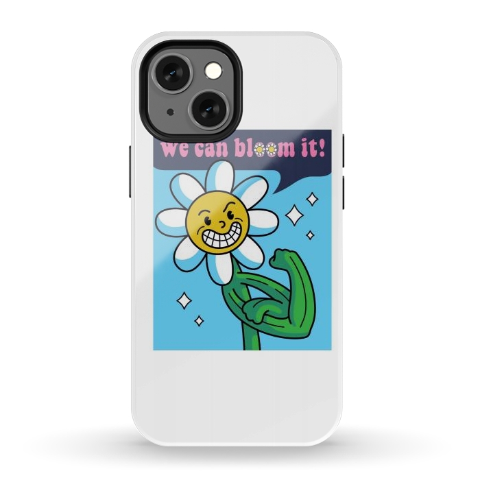 iPhone 13 mini StrongFit Flower Power by Afif Quilimo