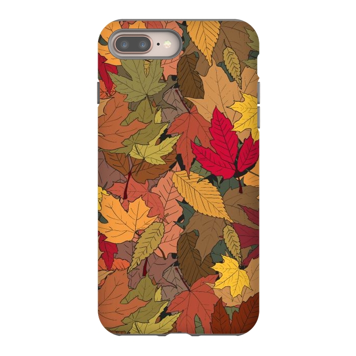 iPhone 7 plus StrongFit Colorful autumn leaves by Bledi