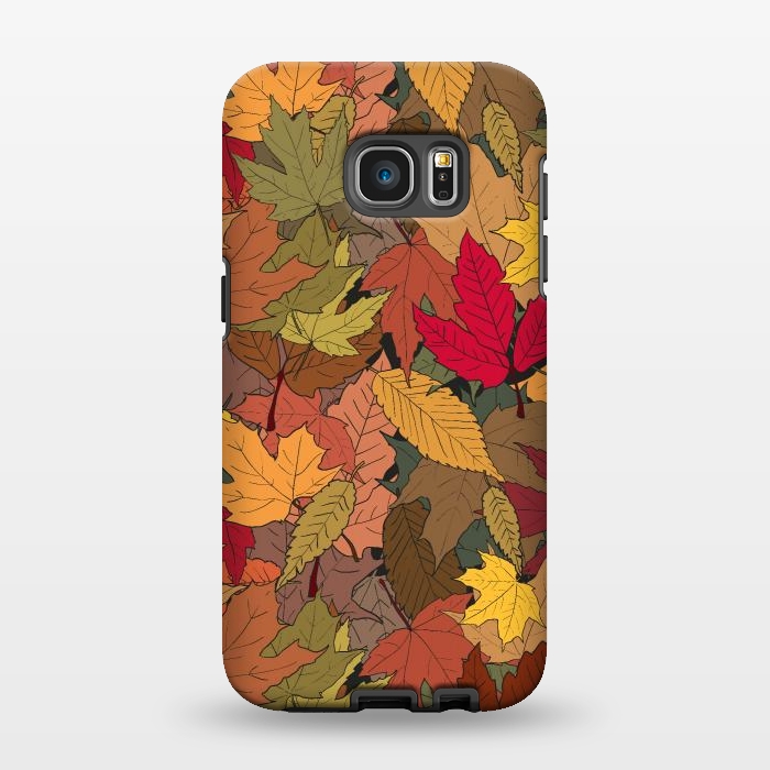 Galaxy S7 EDGE StrongFit Colorful autumn leaves by Bledi
