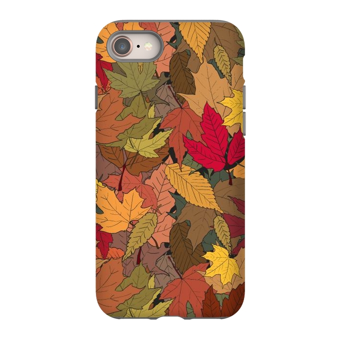 iPhone 8 StrongFit Colorful autumn leaves by Bledi