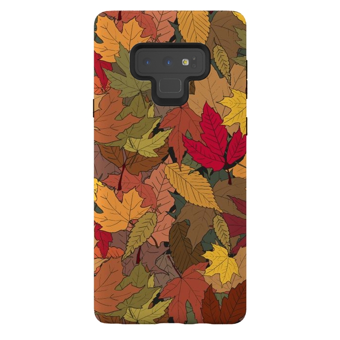 Galaxy Note 9 StrongFit Colorful autumn leaves by Bledi