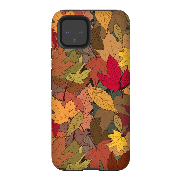 Pixel 4 StrongFit Colorful autumn leaves by Bledi