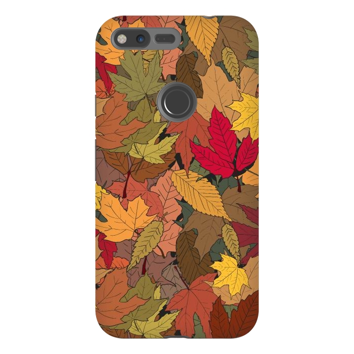 Pixel XL StrongFit Colorful autumn leaves by Bledi
