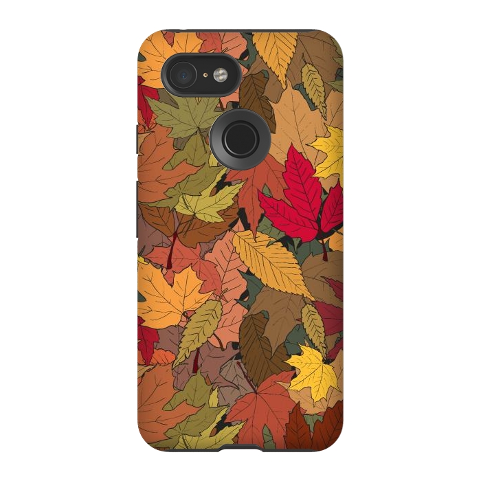 Pixel 3 StrongFit Colorful autumn leaves by Bledi
