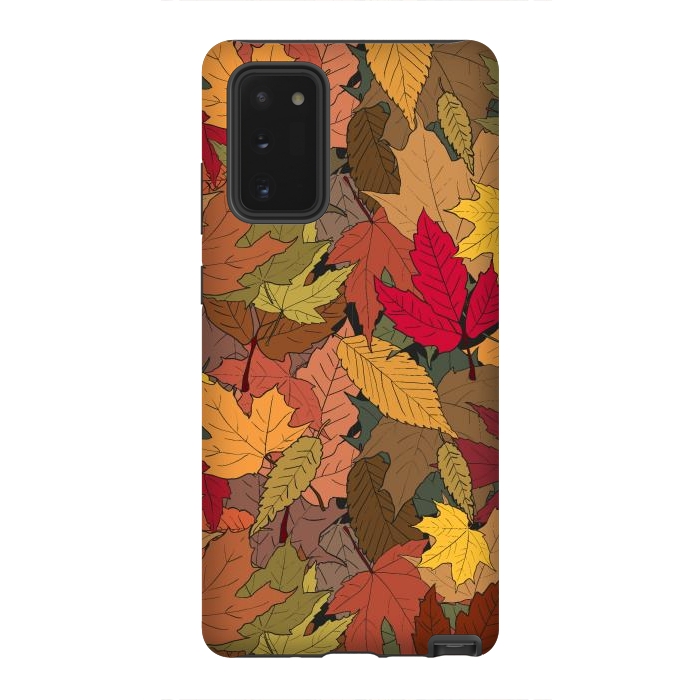 Galaxy Note 20 StrongFit Colorful autumn leaves by Bledi