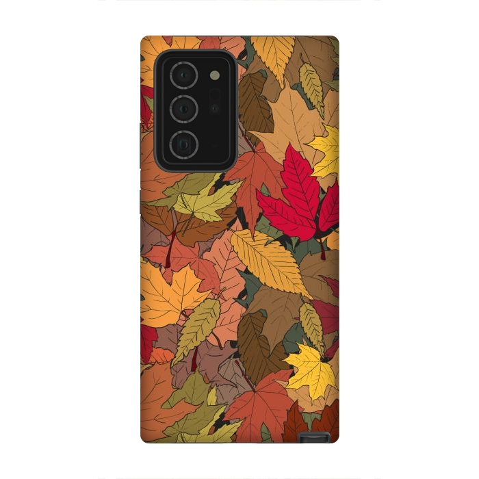 Galaxy Note 20 Ultra StrongFit Colorful autumn leaves by Bledi