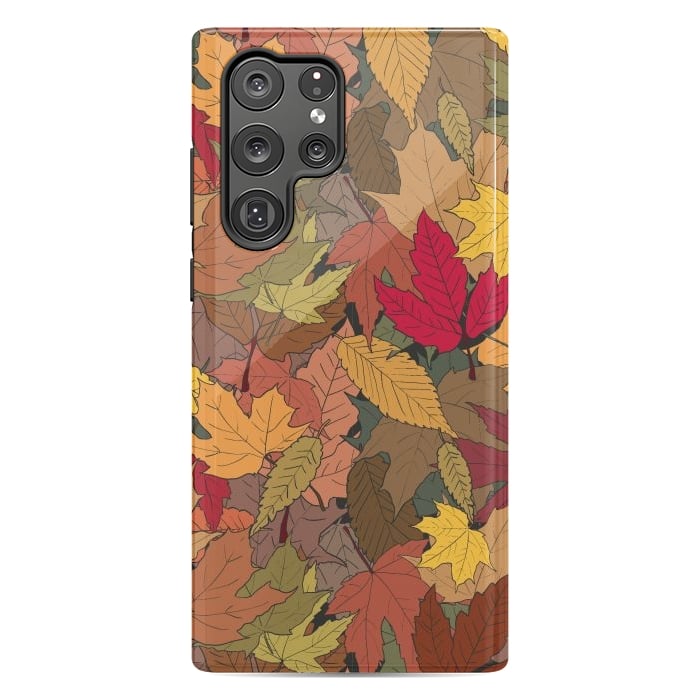 Galaxy S22 Ultra StrongFit Colorful autumn leaves by Bledi