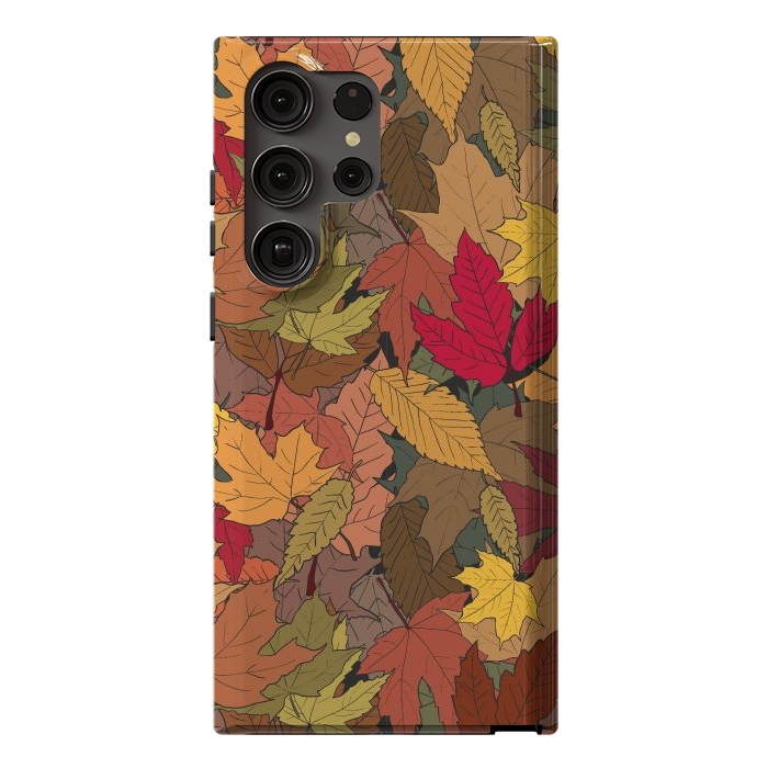 Galaxy S23 Ultra StrongFit Colorful autumn leaves by Bledi