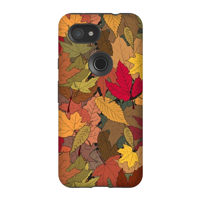 Pixel 3A StrongFit Colorful autumn leaves by Bledi