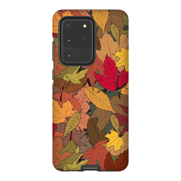 Galaxy S20 Ultra StrongFit Colorful autumn leaves by Bledi