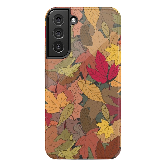 Galaxy S22 plus StrongFit Colorful autumn leaves by Bledi