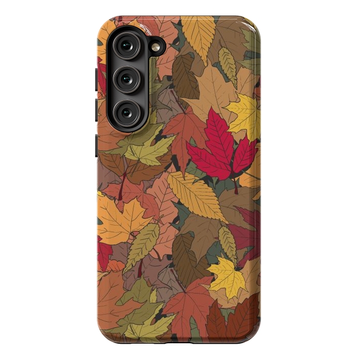 Galaxy S23 Plus StrongFit Colorful autumn leaves by Bledi