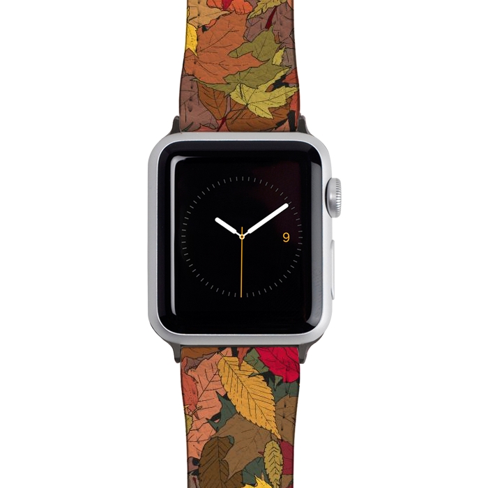Watch 38mm / 40mm Strap PU leather Colorful autumn leaves by Bledi