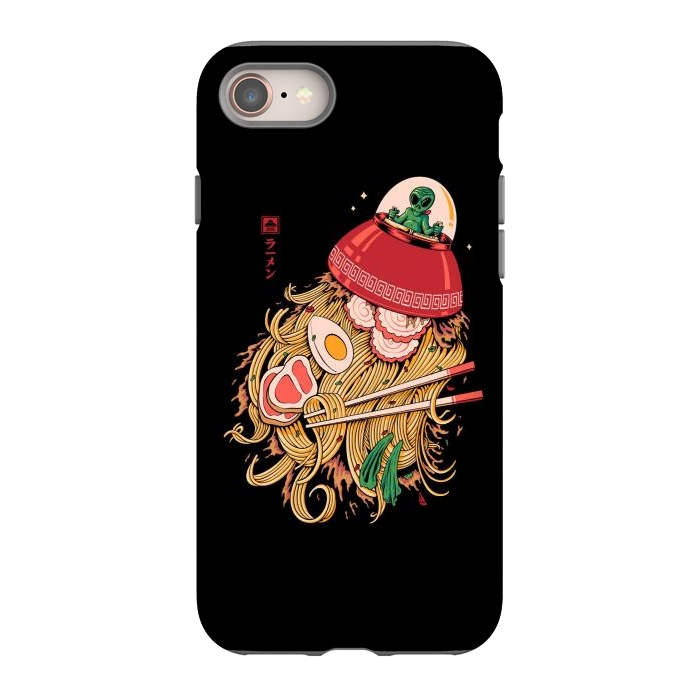 iPhone 8 StrongFit Alien Ramen Invasion by Afif Quilimo