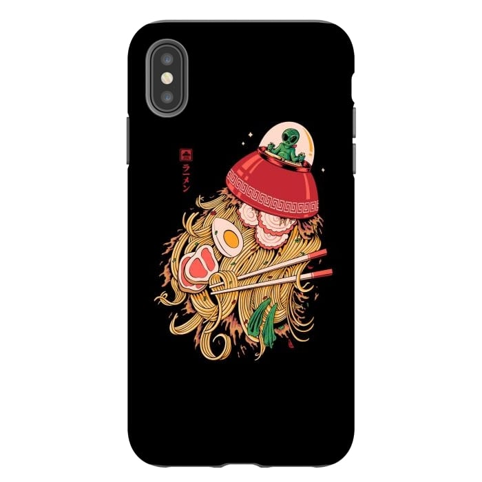 iPhone Xs Max StrongFit Alien Ramen Invasion by Afif Quilimo