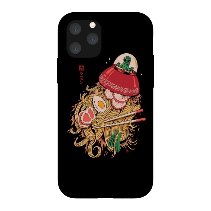 iPhone 11 Pro StrongFit Alien Ramen Invasion by Afif Quilimo