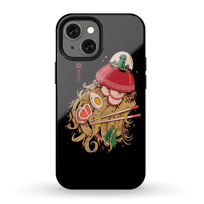 iPhone 12 mini StrongFit Alien Ramen Invasion by Afif Quilimo