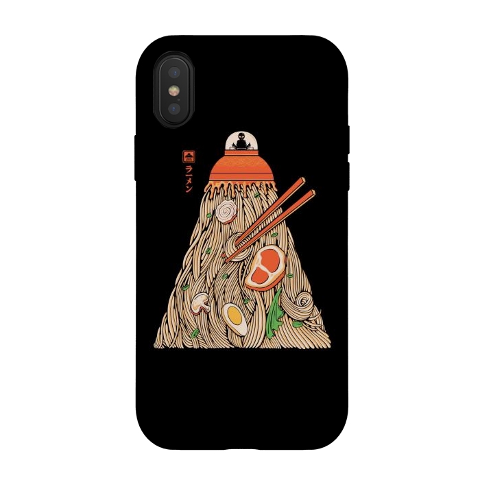 iPhone Xs / X StrongFit Alien Ramen Invasion 1 by Afif Quilimo