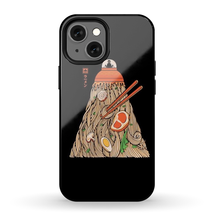 iPhone 12 mini StrongFit Alien Ramen Invasion 1 by Afif Quilimo