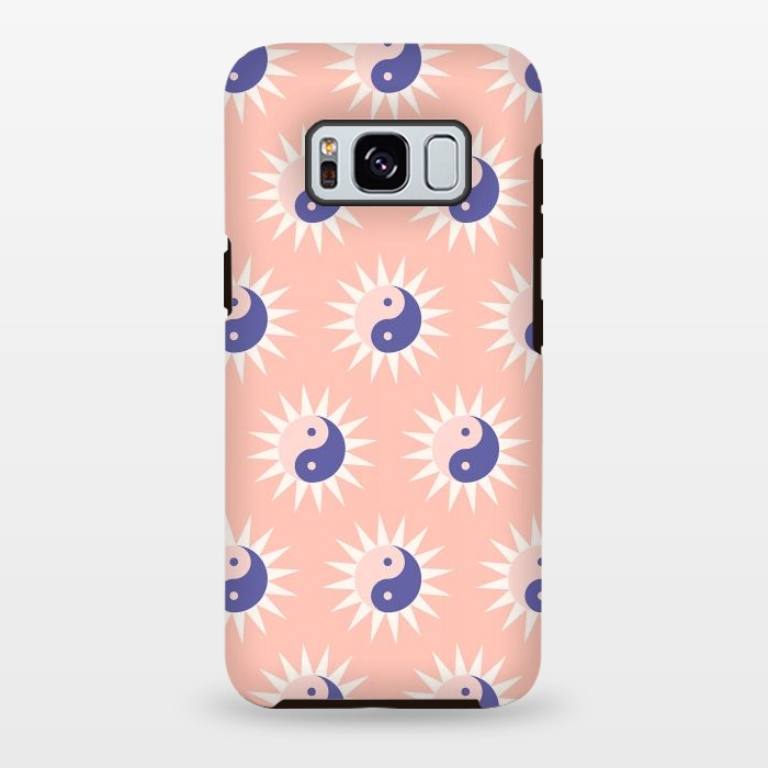 Galaxy S8 plus StrongFit Yin Yang Sunrays by ArtPrInk