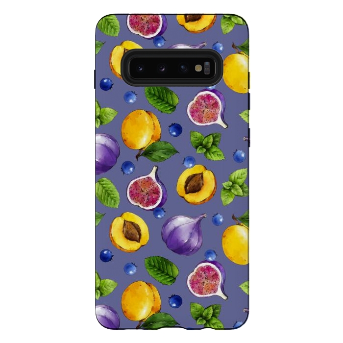 Galaxy S10 plus StrongFit Summer Fruits by Bledi