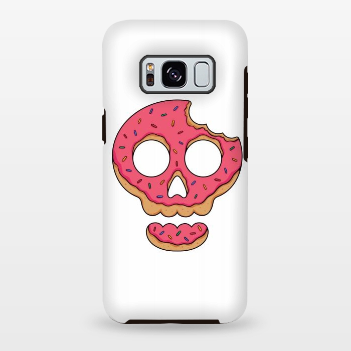 Galaxy S8 plus StrongFit Skull Doughnut by Afif Quilimo