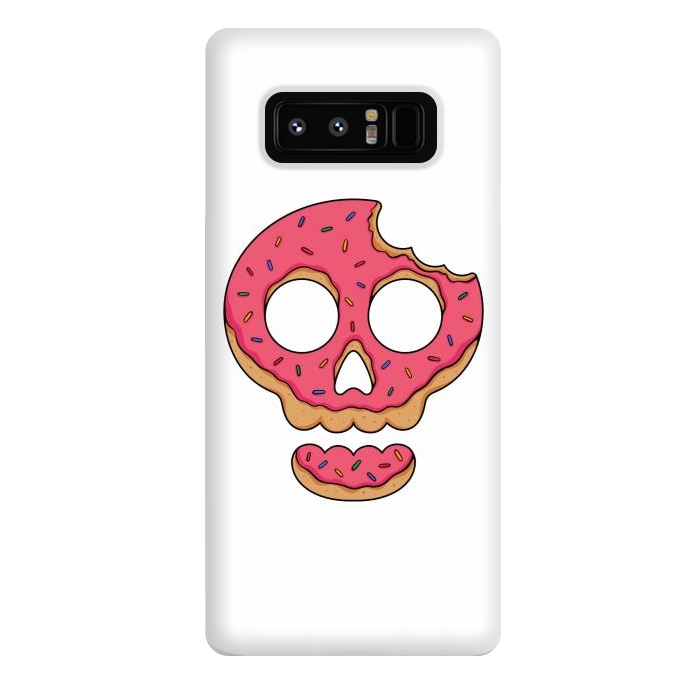 Galaxy Note 8 StrongFit Skull Doughnut by Afif Quilimo